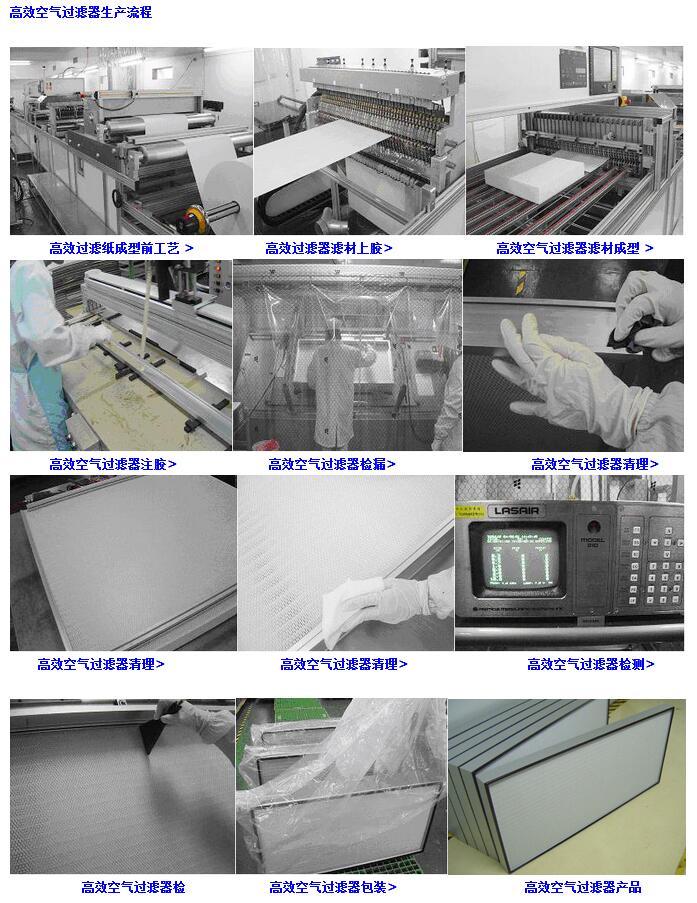 高效過(guò)濾器生產(chǎn)流程 高效過(guò)濾器生產(chǎn)流程